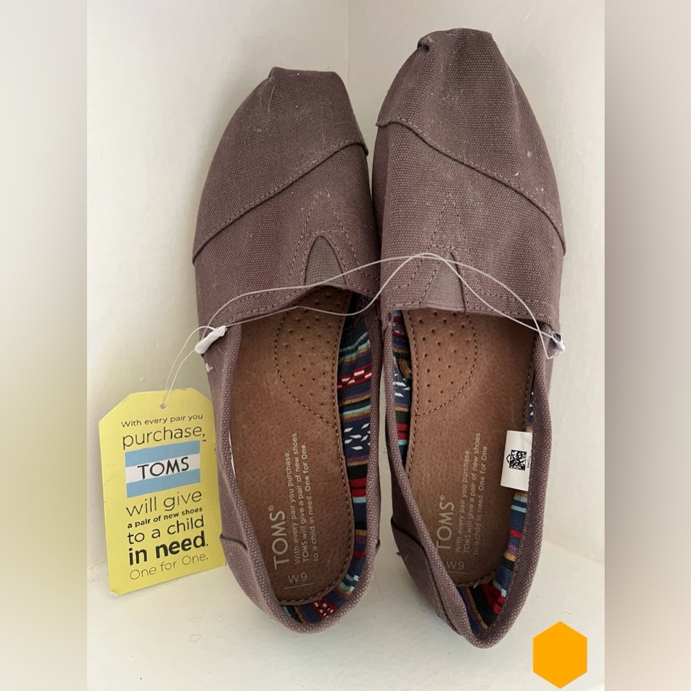 TOMS Alpargata Heritage- Size 9- Brown